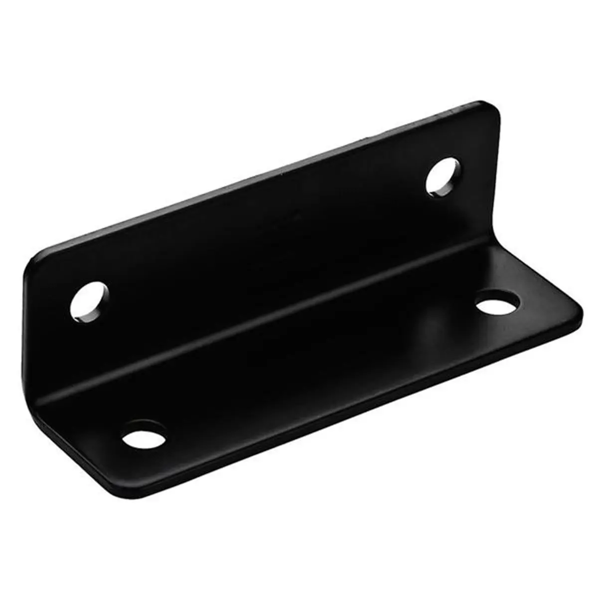 212 MAIN Heavy-Duty Metal Brackets, 1.625x5 in. Black Wide Inside Corner Sturdy Fence Brackets - Pack of 10 for Sailing Water Sports, Patio Covers