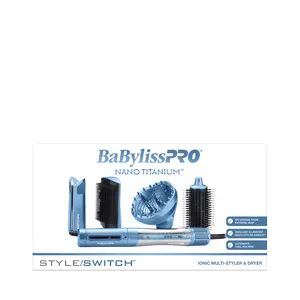BaBylissPRO Nano Titanium Style/Switch Ionic Multi-Styler & Dryer BaBylissPRO Nano Titanium Style/Switch Ionic Multi-Styler & Dryer
