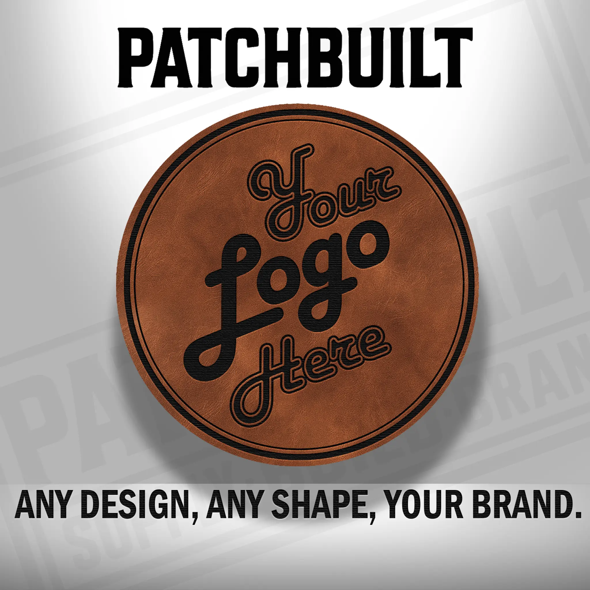 Custom Leatherette Patches – Personalized Logo