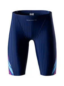 MY KILOMETRE Men Swim Jammers Swimsuit Competitive Swim Team Suit Quick Dry Swimwear Athletic Training Swimming Shorts Trunks Chlorine Resistant Remain Durable Throughout Use Low moisture absorption Four-Way Stretch technology