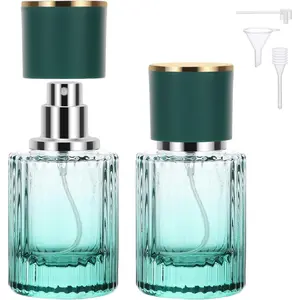 1oz Refillable Travel Bottles, 30ml Empty Perfume Spray Bottles, 2 count  Perfume Spray Bottle Glass Fine Mist Spray Bottle Empty  Atomizer Sprayer for Dispensing  Oil