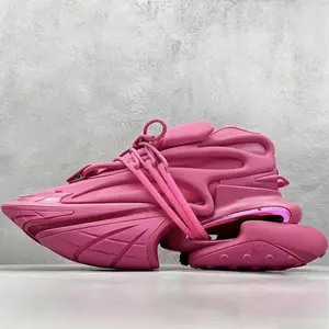 classic designer unicorn chunky shoes men's and women's multiple colors neoprene and leather dad shoes size 35-46 luxury color blocked height increasing strap trainers