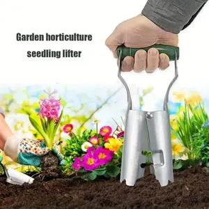 Stainless Steel Seedling Planting Tool, Handheld Seedling Planting Tool, Heavy Duty Durable Plastic & Metal Construction, Upgrade Gardening Tools
