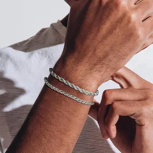 Mens Bracelet Silver Bracelets for Men as Stainless Steel Bracelet Boys Bracelets, Silver Cuban Link Bracelet for Men as Waterproof Silver Bracelet Men Jewelry Men Accessories jewelry  for  him custom  bracelet brillify  jewelry jewelry  under  50