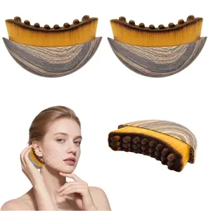 Lymphatic Drainage Face Brush Set, Cleanses Dryly, Precision-Fit Design for Chin & Jawline, Eases Puffy Appearance & Fatigue Relief, Facial Brush, Cleansing