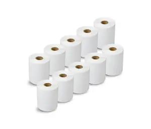 4" x 6" Direct Thermal Shipping Labels – 2500 White Perforated Labels, 10 Rolls (250 Labels/Roll)