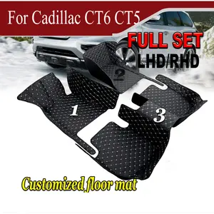 Pu Leather Car Floor Mats Suitable for Cadillac XTS 2013-2018.Cadillac Escalade 2007-2010.Cadillac GT4 2023-2025.Cadillac IQ 2024.Cadillac CT4 2020-2025.Cadillac CT5 2020-2025.Left Hand Drive or Right Hand Drive 2014 2015 2016 2017 2018 2019 2020 2021
