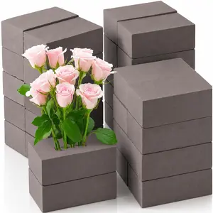 30 Pack Floral  Blocks for  and Artificial  - Grey Wet  for Flower Arrangements, Florist  for Centerpieces, Bouquets, Crafts, DIY  (Grey)
