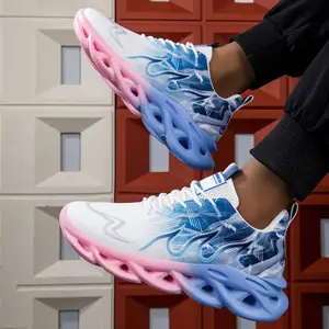 Women's lightweight breathable sneakers stability support breathable mesh lightweight sneaker with lace-up and slip-on design, comfortable fabric insole and MD sole for all-season outdoor activities.