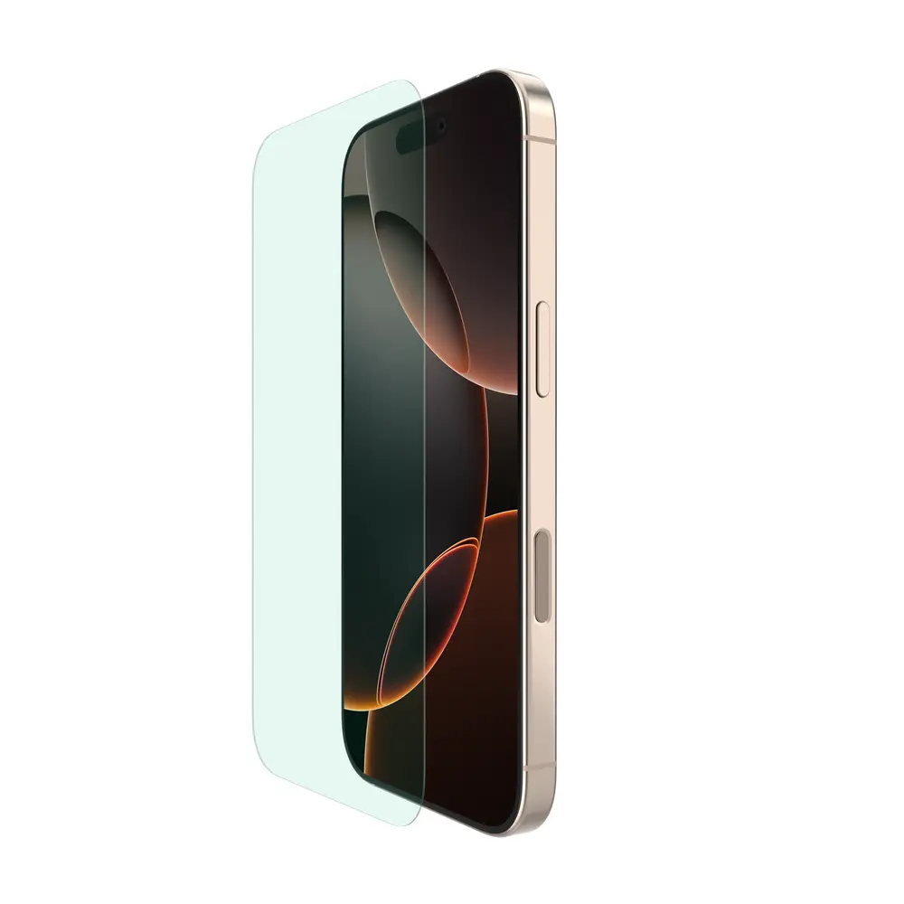 Belkin ScreenForce InvisiGlass Blue Light Filter Screen Protector for iPhone 16/16 Plus/16 Pro/16 Pro Max