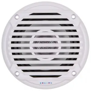 212 MAIN 5.25 ft. Dual Cone Durable Marine Audio Speaker - White