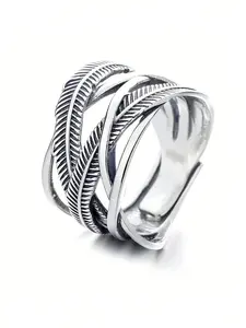 1 PC Simple Ring For Women For Valentine's Day Gift Wedding Anniversary Party Jewelry Stackable Statement Rings