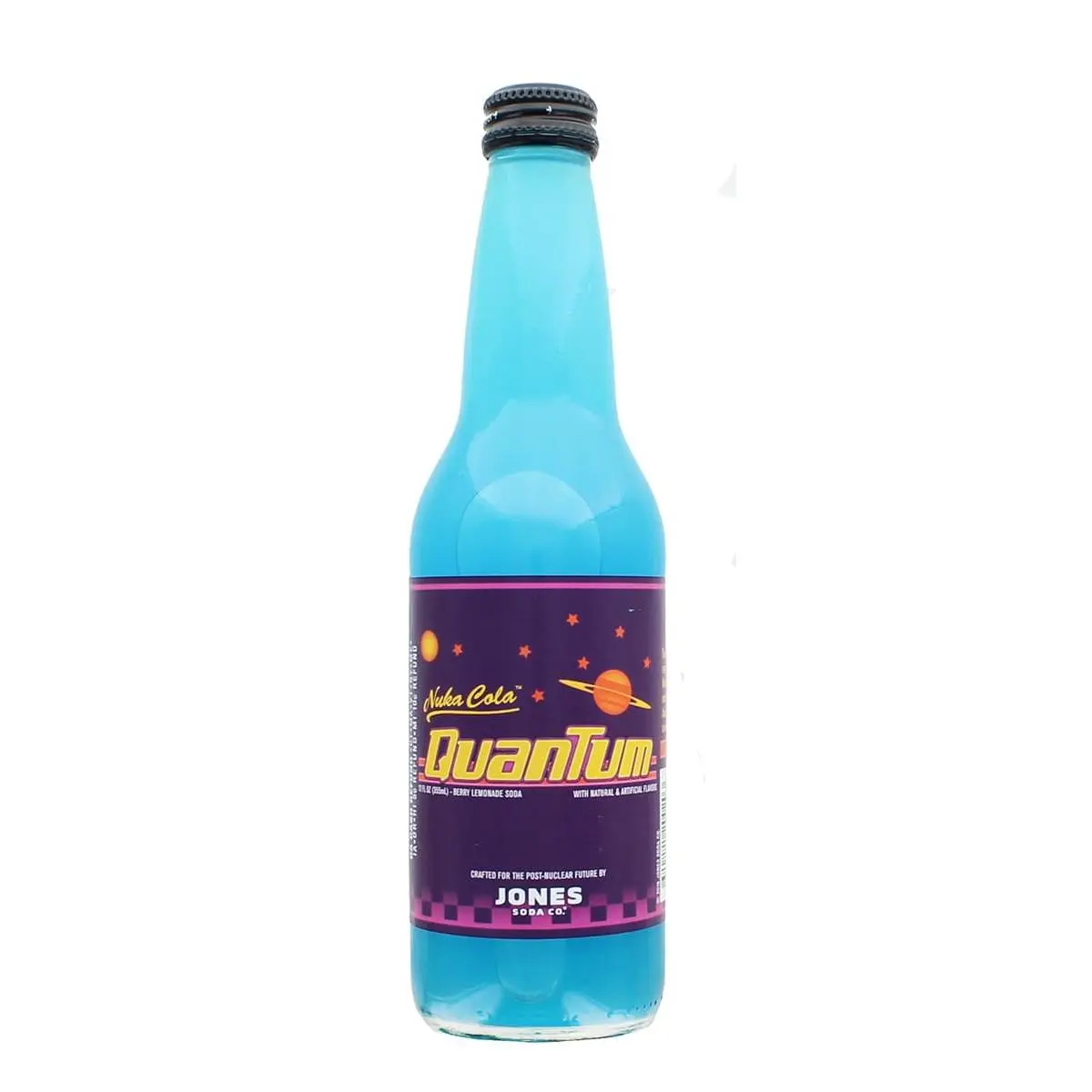 Men's Fallout 4 Nuka-Cola Quantum Beverage Graphic T-Shirt - Jones Soda 12oz Berry-Flavored Drink Themed Apparel