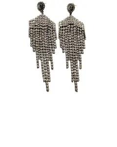 Wonderwest Women's Gem Fringe Earrings - Wwaho23e4