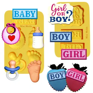 Mini baby shower silicon molds