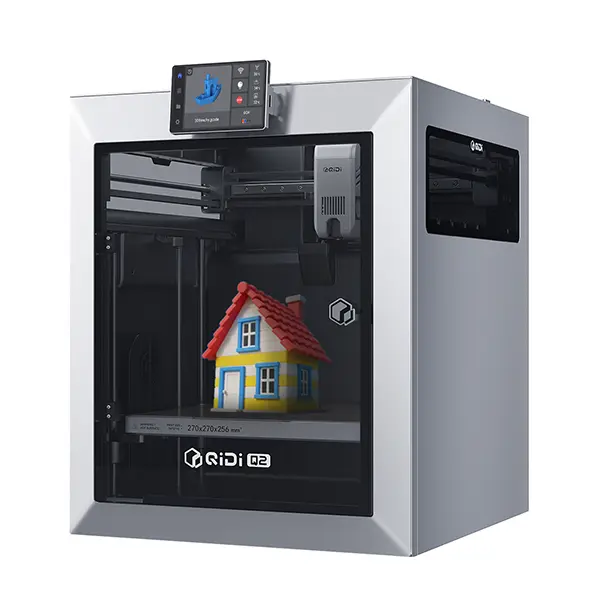 QIDI Q2 3D Printer - Enclosed CoreXY, 65°C Heating Chamber, AI Camera, 600mm/s High-Speed Precision, Multi-Color & Multi-Material Printing, 270x270x256mm Build Volume, for Beginners & Experts, Enclosed Build Chamber 3D Printing Supplies
