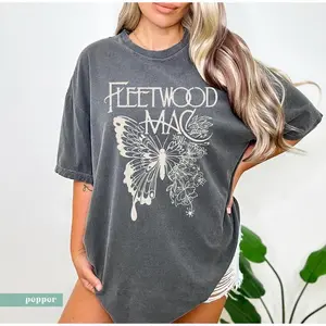 [Sale up to 50%] [Free Ship] Comfort Colors Fleetwood Mac T-Shirt, Music Graphic Tee, Vintage Style Band Shirts, Womenswear