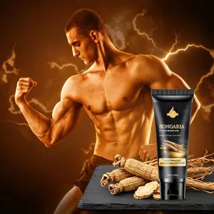 SUMIFANG Men's Herbal Firming Cream 80g, Lightweight, Skin Firming, Nourishing Moisture, Ginseng + Collagen Peptides + Vitamin C, Gentle Herbal Care for Boosting Vitality and Confidence, Gentle Massage, Suitable for Intimate Massage