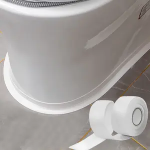 Caulk Strip, 1.5" x 10.5Ft Self Adhesive Caulk Tape, PVC  Sealing Tape for Bathroom Bathtub Kitchen Toilet Wall