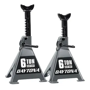 DAYTONA 6 Ton Heavy Duty Ratcheting Jack Stands