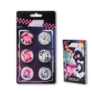 Alien Stage Rabbit Series Blind Box Mini Button Pins Pack, Officially Licensed Anime ALNST Collectible Merch for Ita Bags