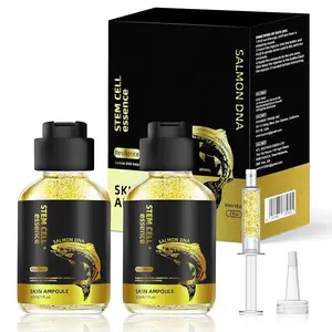 Salmon Dna Ampoule, 30ML Microneedle Serum, Hydrating Moisturizing Face and Body, Anti-Wrinkle Barrier Function Enhancement
