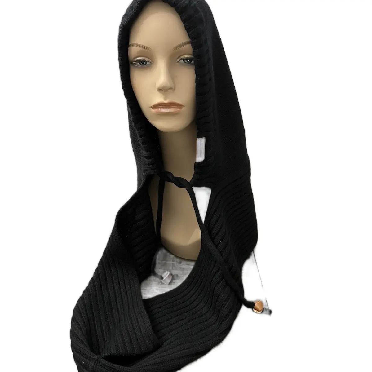 Hoodie/scarf Silk