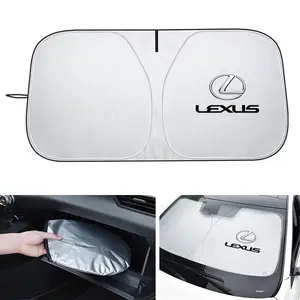 Folding Car Windshield Sun Shade Cover Visor, UV Protection for Lexus Models, Easy-To-Use Sunshade for Enhanced Comfort