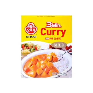 OTTOGI Korean Curry Sauce Mild - 3-Minute Instant Meal, 190g - Authentic Flavor, Easy & Quick Cooking