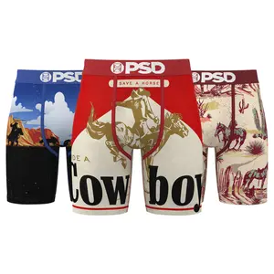 PSD Mens Outlaw Essentials Boxer Brief 3 Pack - TikTok Exclusive Bundle - Soft, Breathable and Stretch Comfortable Underwear