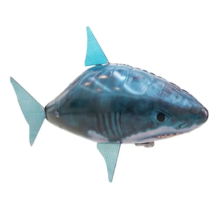 Aluminum film balloon shark remote-controlled flying fish inflatable shark clownfish balloon