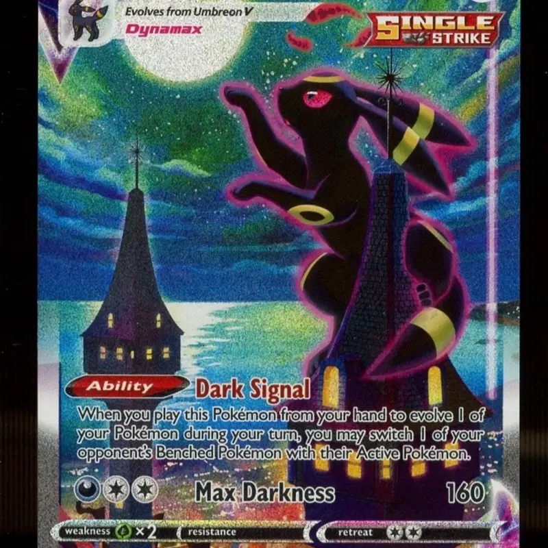 Umbreon VMAX 215/203 Evolving Skies Secret Rare Alt Art Full Art Holo Pokémon