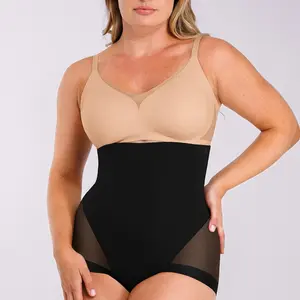 SHAPELLX Tummy Control Shapewear for Women High Waisted Body Shaper Underwear Compression Panty Invisible Girdle