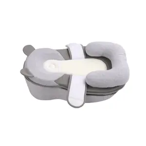 Baby Feeding Pillow,1 Anti Overflow Feeding Pillow for Reducing Spit-Up, Safety Nursing Pillow, Baby Lounger Reflux Wedge Breastfeeding, Removable top and Bottom