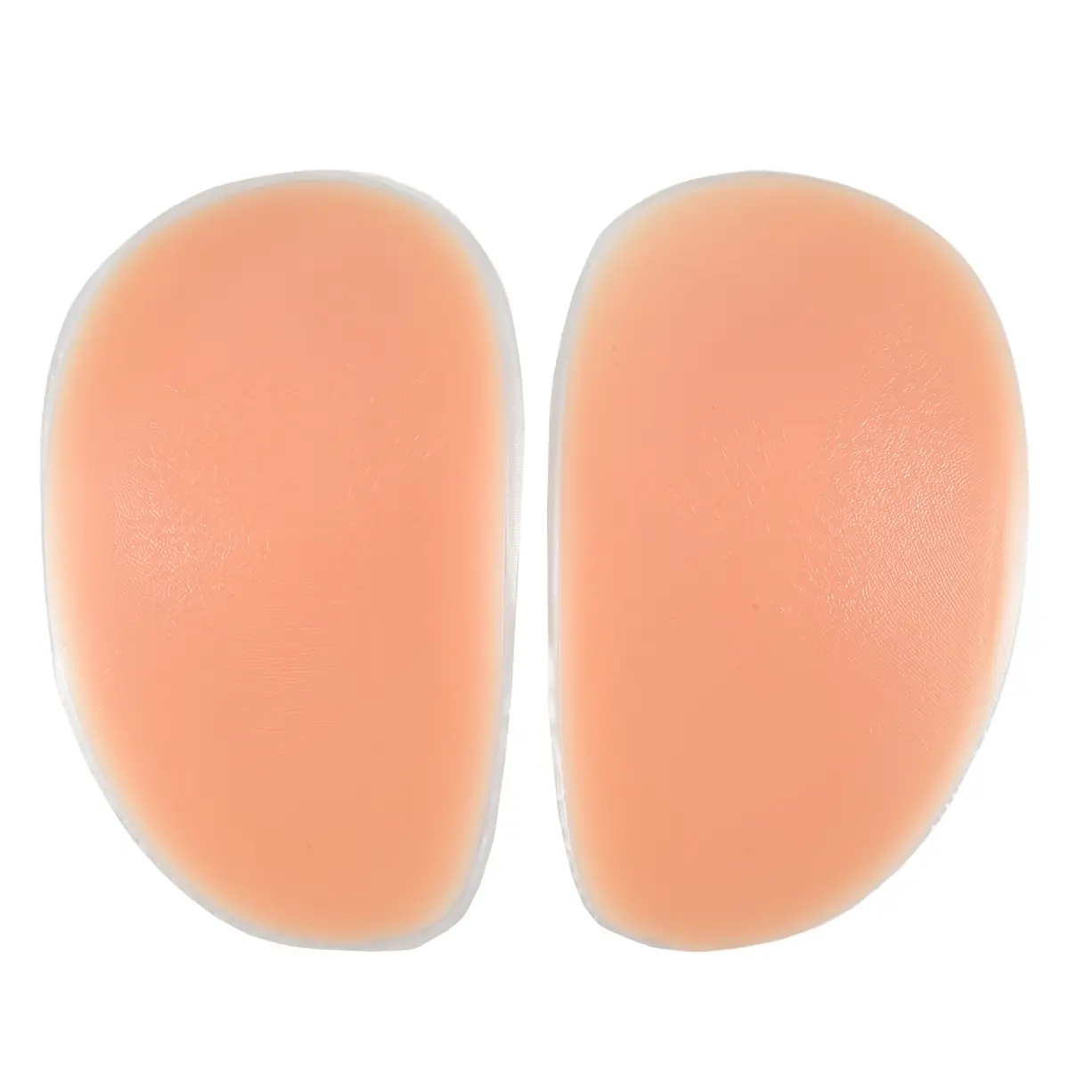 Women's Feminine Invisible Soft Silicone Hip-Up Pads - Reusable Fashion Accessories for Flat Hips, Beige, Comfortable Smooth Butt Enhancer