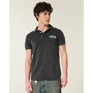 Hollister Logo Graphic Polo