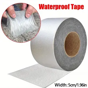 1Roll Premium Aluminum Foil Tape - High Temperature Resistance For Wall, Pool, Roof Crack & Duct Repair Sealing