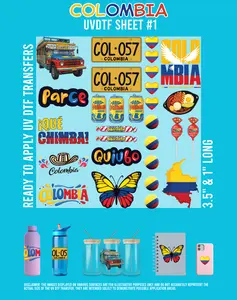 Colombia UVDTF Sheets