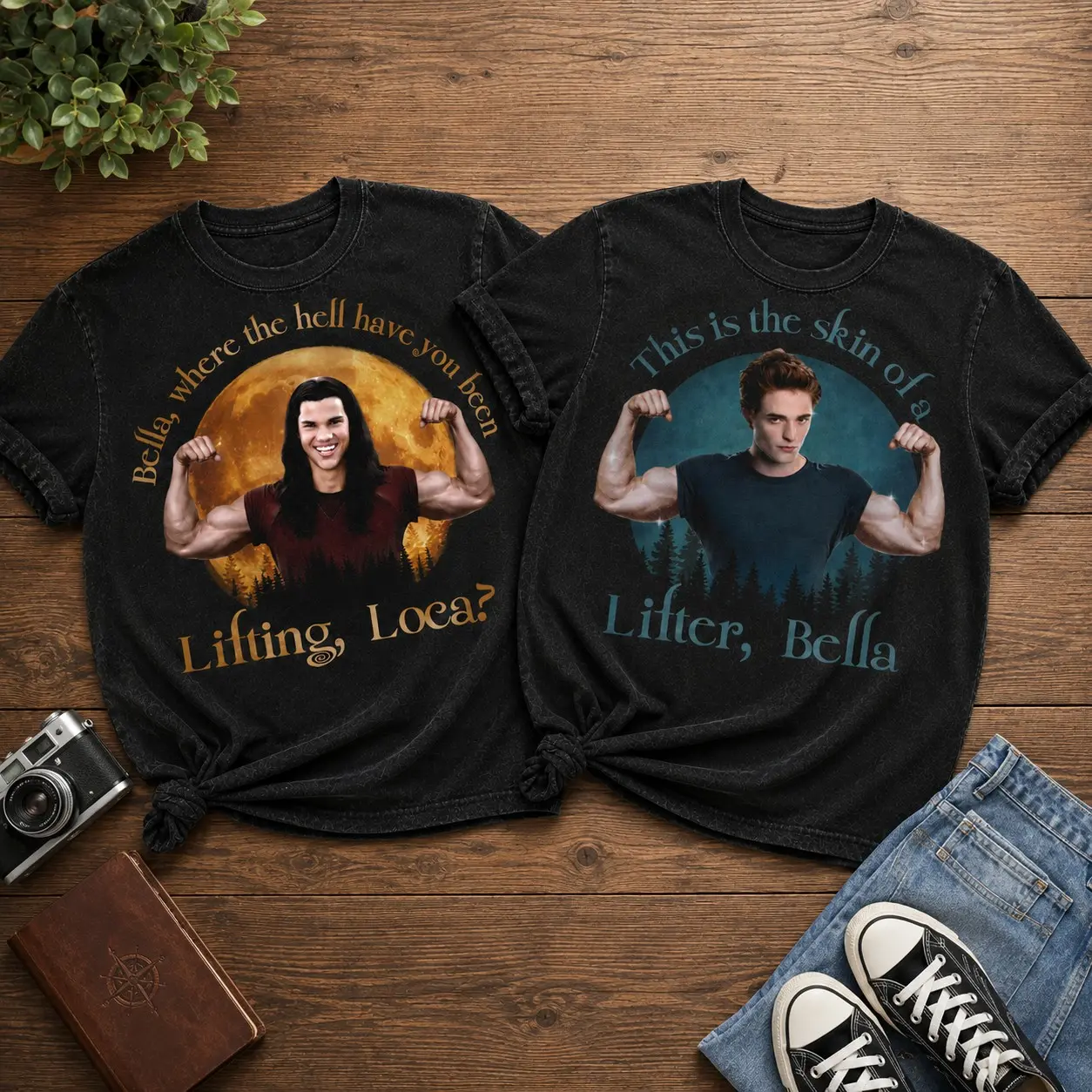 Comfort Colors Twilight Bella Where the Hell Have You Been Lifting Loca Shirt, Jacob Black Funny Wolf Tee, Twilight Fan Gift, Movie Meme T-Shirt