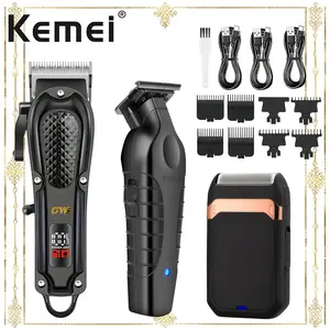 Km-2299 Hair Care Set, Professional Styling & Trimming Kit, USB Rechargeable Trimmer, Cordless Barber Trimmer, Wireless Hair Trimmer, Perfect Gift Combination, Ideal for Home Use, Durable Design
