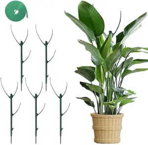 5 Pack Stackable Plant Support, 2025 New Plant Stakes for Indoor and Outdoor Plants Use, Garden Stakes for Climbing and Potted Plants, Pothos, Philodendron (5 Pack)