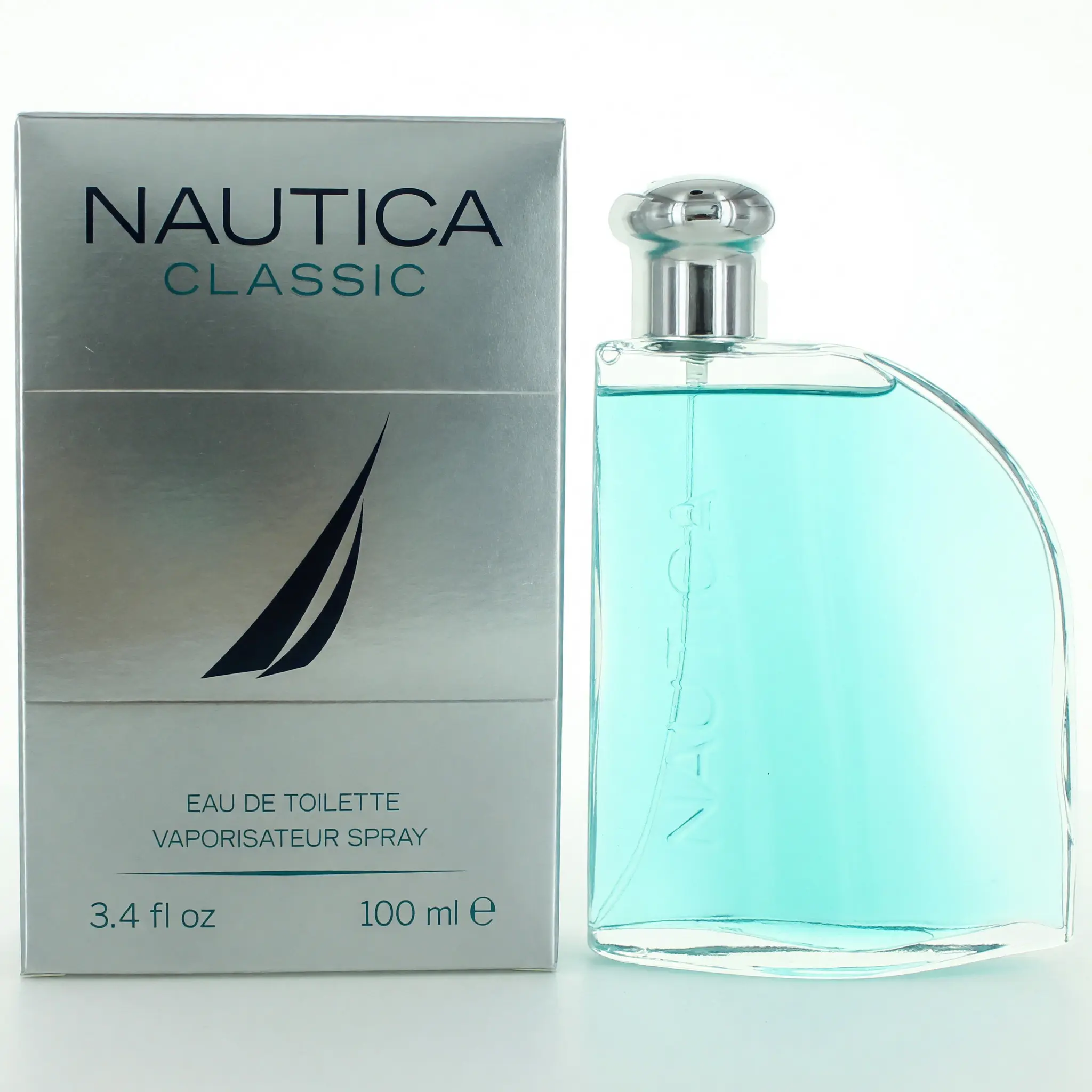 Nautica Classic Men's 3.4 oz EDT Spray Fragrance - Notes of Lemon, Jasmine, Amber, Rose, Lavender - Fresh, Spicy, Masculine Liquid Scent