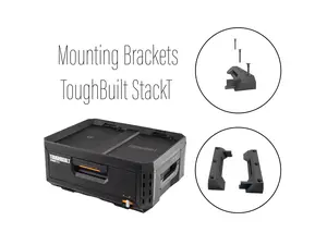 Mounting Brackets/Cleats for ToughBuilt StackTech Set