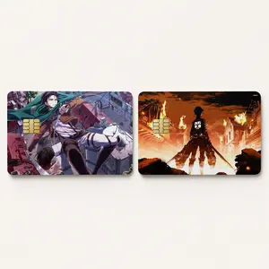 Attack On Titan Debit Card Sticker, AOT Anime Credit Card Skin, Manga Fan Gift