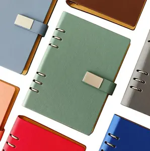 A5 Business Binder, Refillable Notebook with 80gsm White Paper (96 Sheets), Colorful Options, Ideal Gift for Special Occasions