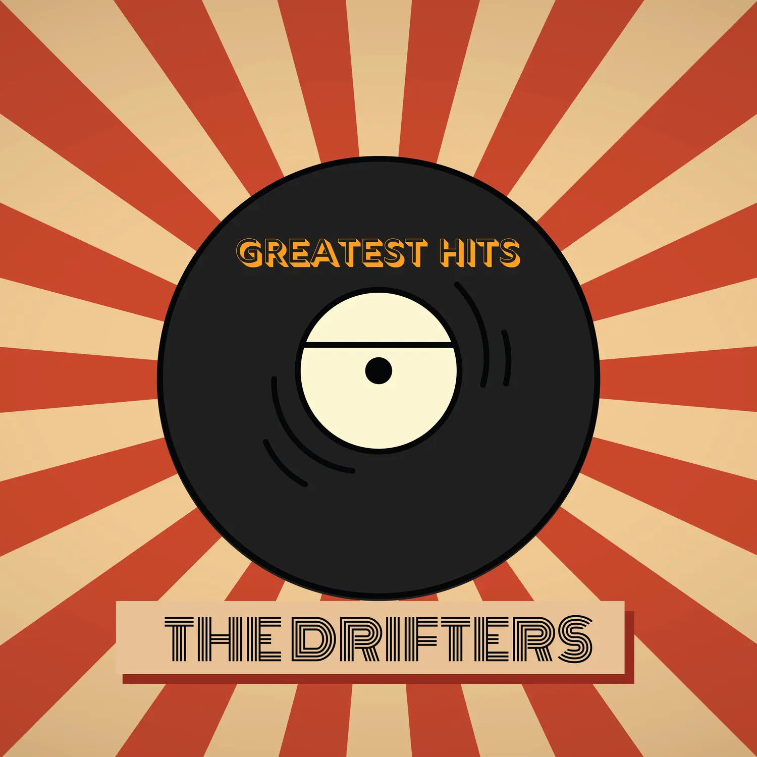 The Drifters Soul R&B Band 2025 Release Compilation CD - "Honey Love" Included Greatest Hits Compact Disc, New, No Age Restriction