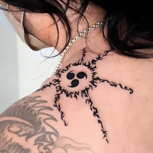 Sexy Leopard Print Tattoo Stickers Set, Waterproof Temporary Tattoos, Long-Lasting Cosplay Tattoos, Cute Cartoon Design, 1-5 Days Wear Time