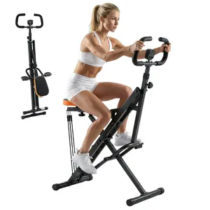 Squat Machine for Home Gym - Adjustable Resistance Glutes Trainer, 330LB Capacity Foldable Leg Exercise Equipment