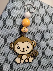 Monkey Acrylic Keychain