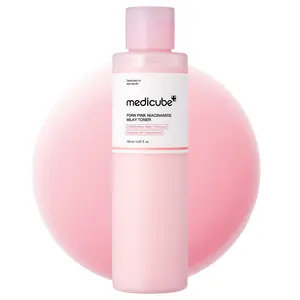 [medicube] PDRN Pink Niacinamide Milky Toner for Hydrating, Moisturizing, Soothing, Ceramide, Peptide, Glass Glow Skin, Korean Skincare